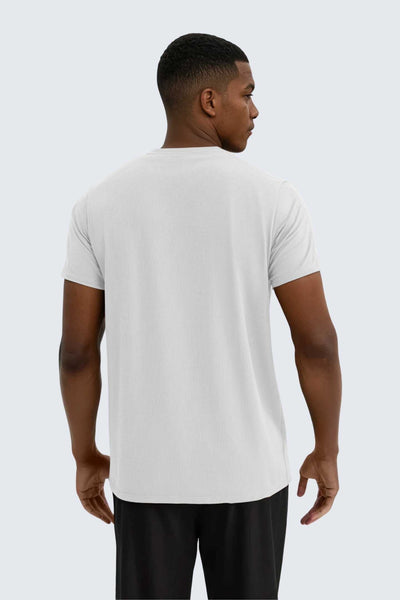 WU Sun Fit Tee Waffle - Snow