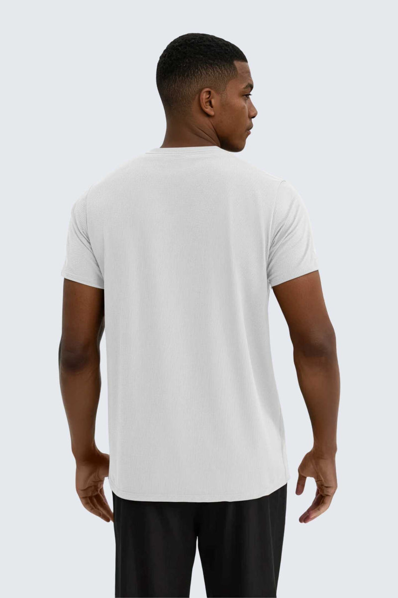 WU Sun Fit Tee Waffle - Snow